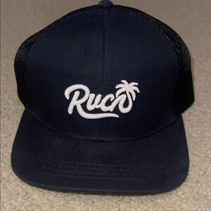 RVCA Black Mesh Trucker Hat